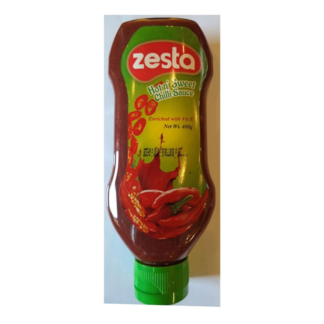 ZESTA HOT&CHILLI  SAUCE 400GM